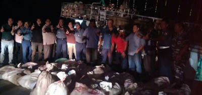 1 Ton Sabu di Batam Disita dari Kapal Berbendera Singapura